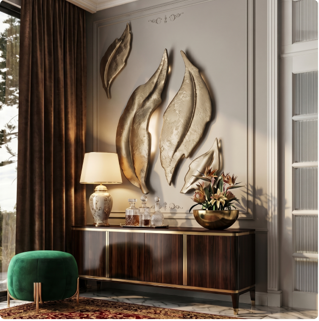 Консоль и декоративное настенное панно MODELUX HOME