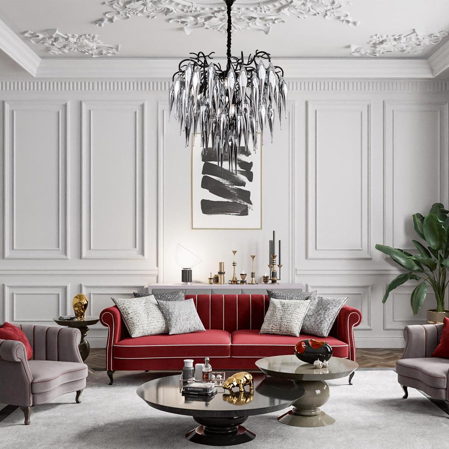 Подвесная люстра MODESTYLE MS.2115.800 BK - вид 3