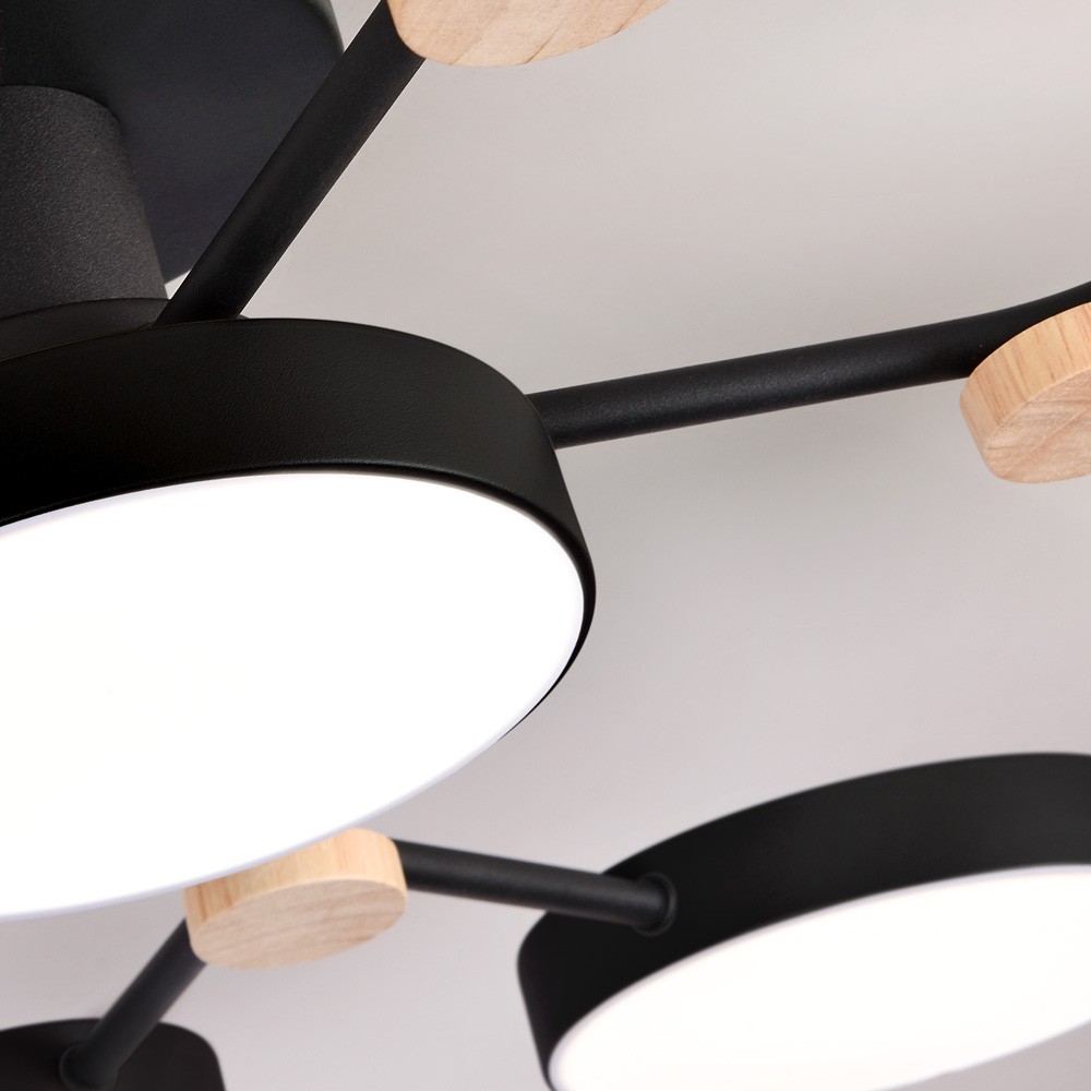Потолочный светильник LED4U L3201-780 BK - вид 4