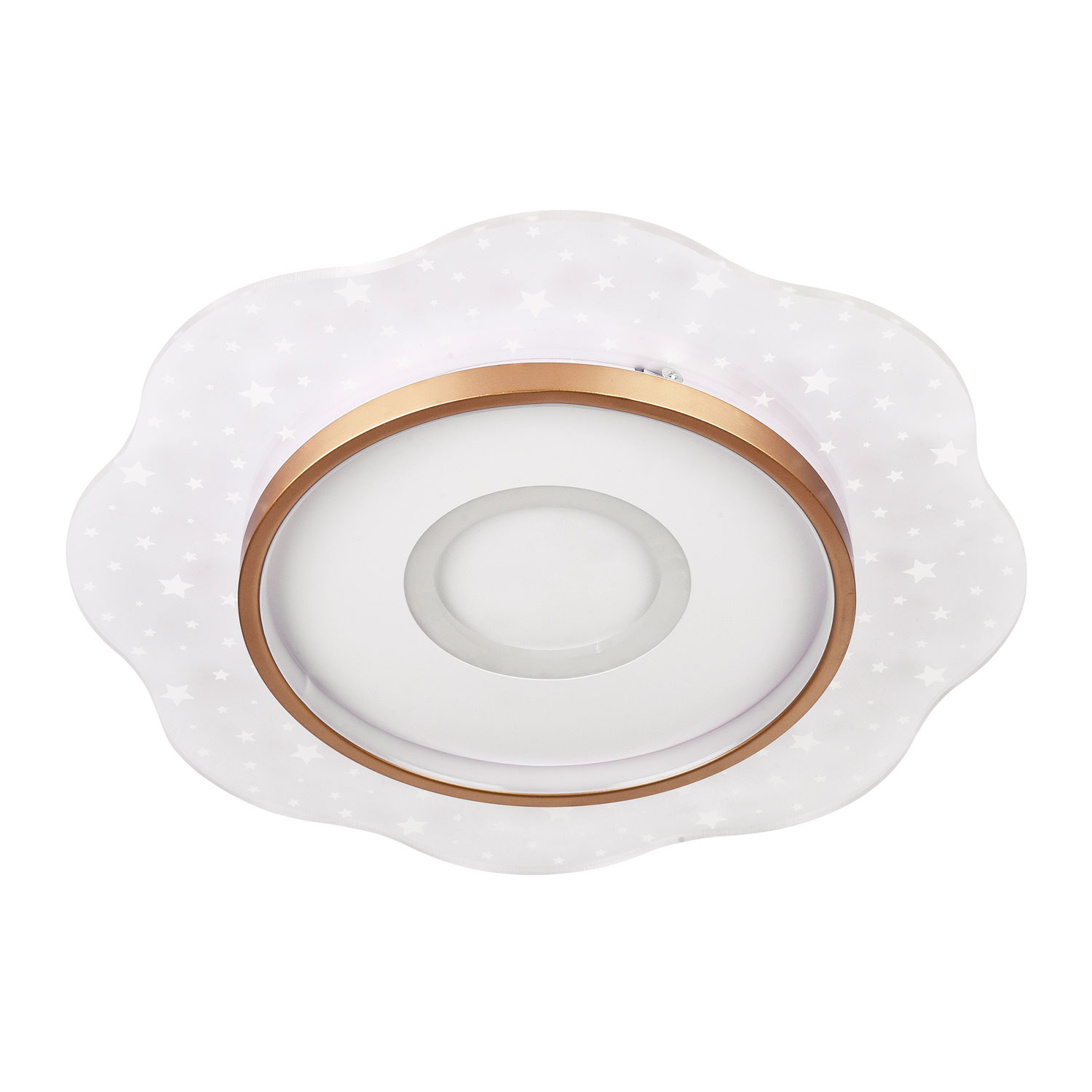 Потолочный cветильник LED4U L1028-500 WH-GD