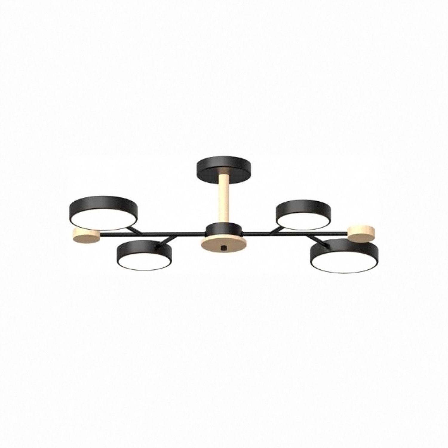 Потолочный cветильник LED4U L3213-670 BK