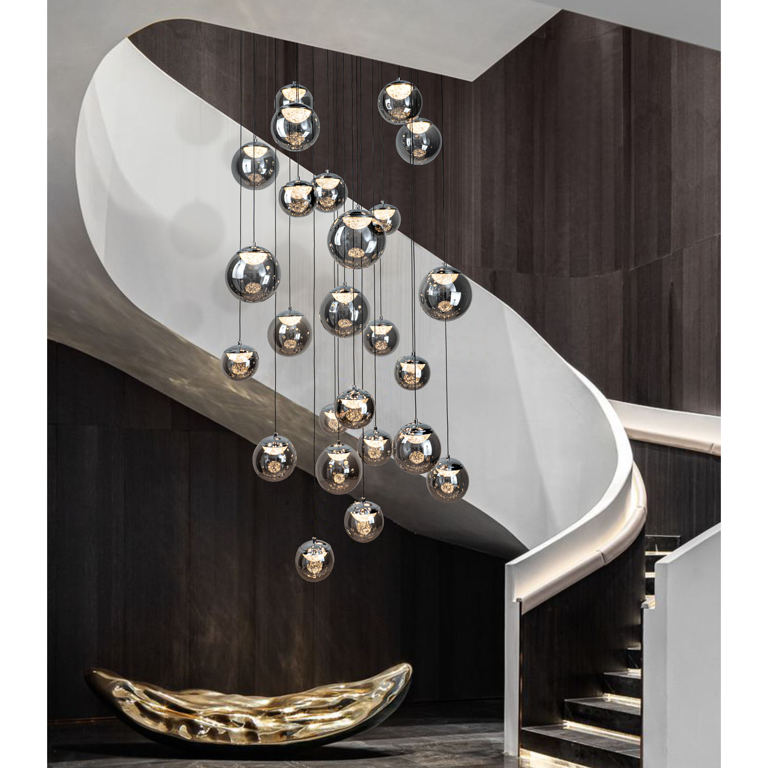 Каскадные люстры